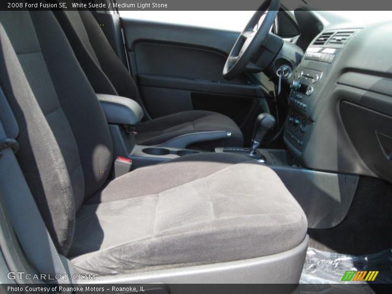 White Suede / Medium Light Stone 2008 Ford Fusion SE