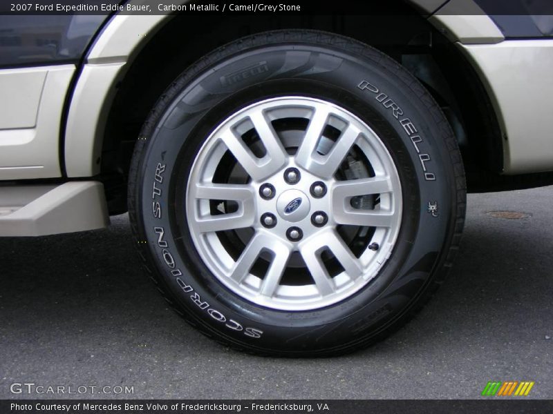 Carbon Metallic / Camel/Grey Stone 2007 Ford Expedition Eddie Bauer