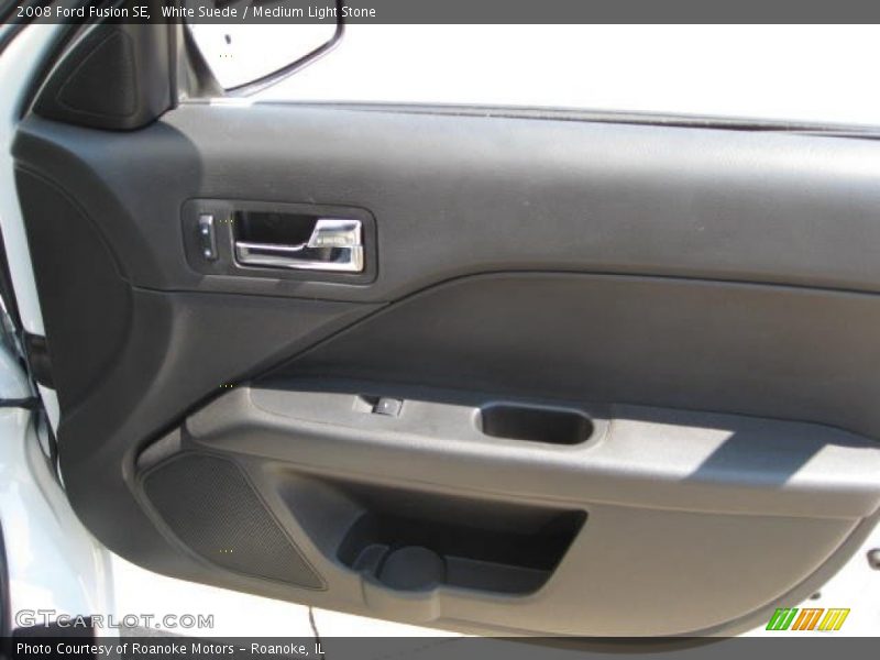White Suede / Medium Light Stone 2008 Ford Fusion SE