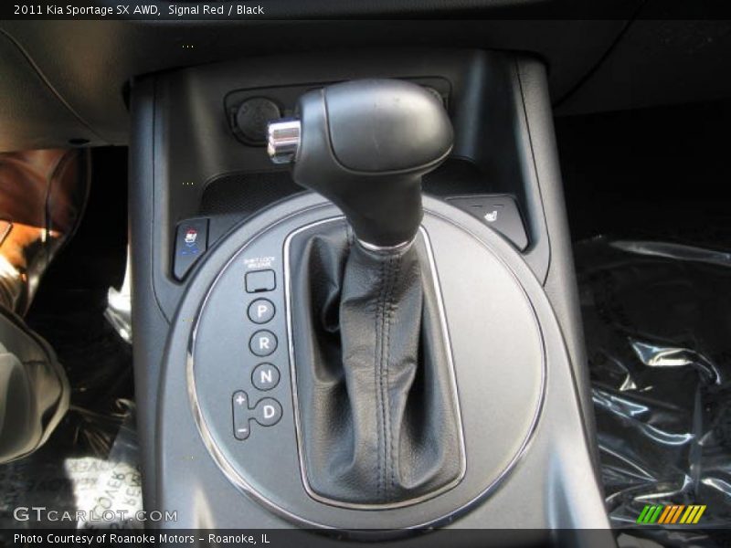  2011 Sportage SX AWD 6 Speed Automatic Shifter