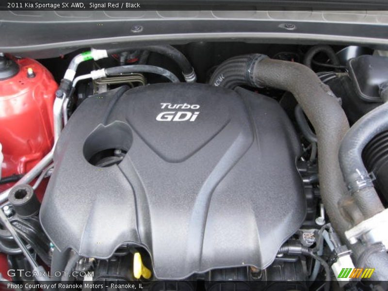  2011 Sportage SX AWD Engine - 2.0 Liter Turbocharged GDI DOHC 16-Valve CVVT 4 Cylinder