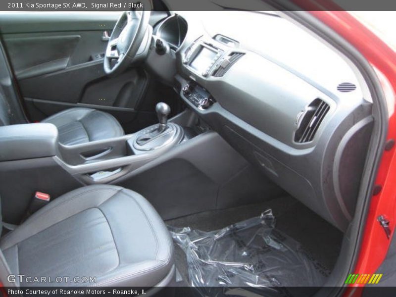 Signal Red / Black 2011 Kia Sportage SX AWD