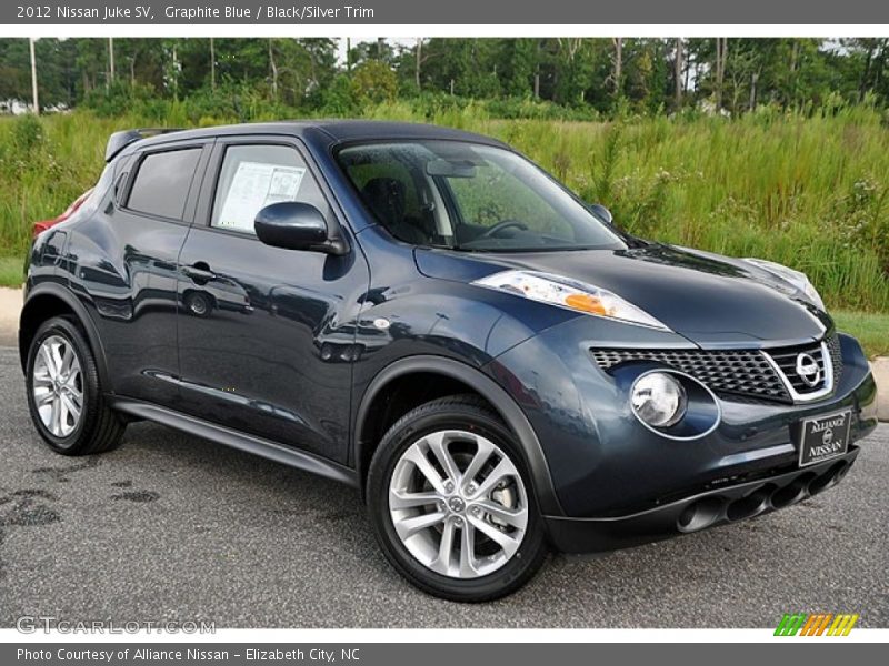 Graphite Blue / Black/Silver Trim 2012 Nissan Juke SV