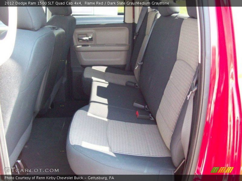 Flame Red / Dark Slate Gray/Medium Graystone 2012 Dodge Ram 1500 SLT Quad Cab 4x4