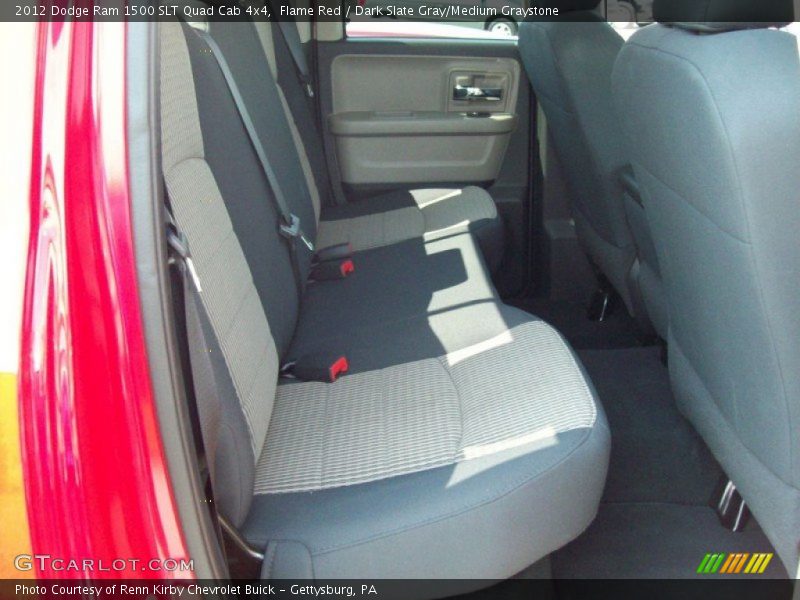 Flame Red / Dark Slate Gray/Medium Graystone 2012 Dodge Ram 1500 SLT Quad Cab 4x4