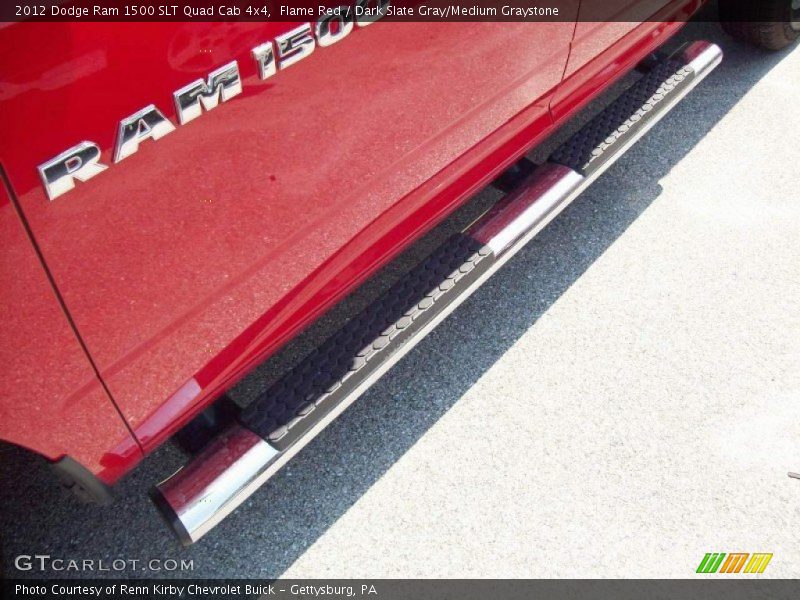 Flame Red / Dark Slate Gray/Medium Graystone 2012 Dodge Ram 1500 SLT Quad Cab 4x4