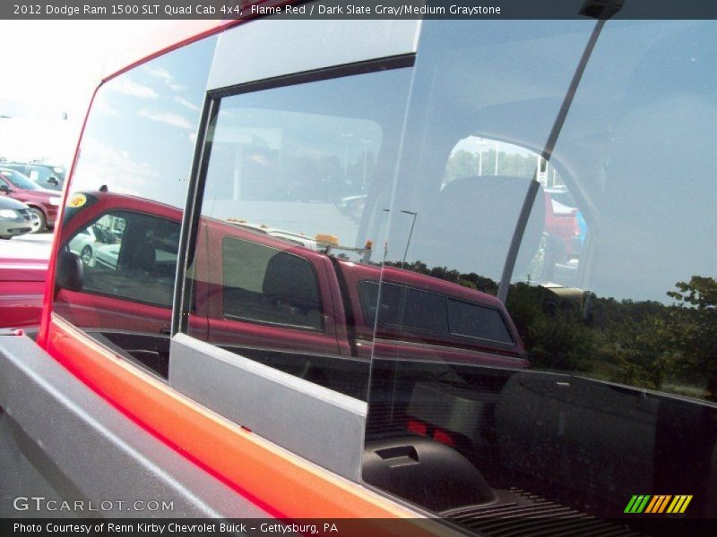 Flame Red / Dark Slate Gray/Medium Graystone 2012 Dodge Ram 1500 SLT Quad Cab 4x4