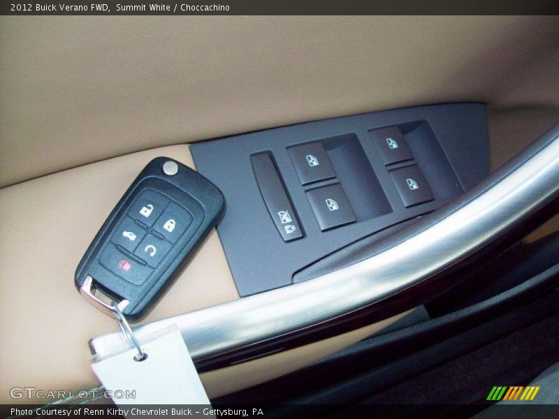 Summit White / Choccachino 2012 Buick Verano FWD