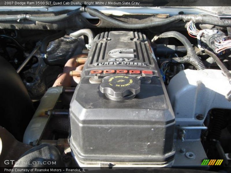  2007 Ram 3500 SLT Quad Cab Dually Engine - 5.9 Liter OHV 24-Valve Turbo Diesel Inline 6 Cylinder