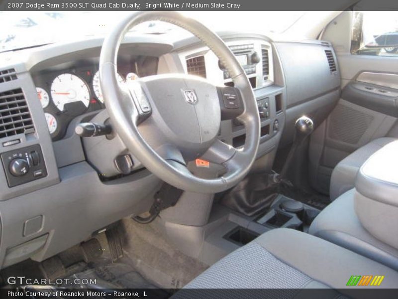 Medium Slate Gray Interior - 2007 Ram 3500 SLT Quad Cab Dually 