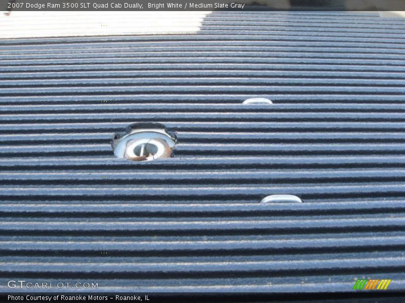 Bright White / Medium Slate Gray 2007 Dodge Ram 3500 SLT Quad Cab Dually