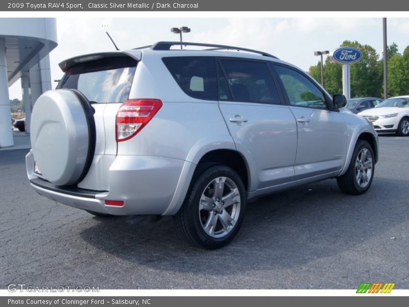 Classic Silver Metallic / Dark Charcoal 2009 Toyota RAV4 Sport