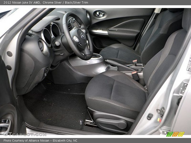 Chrome Silver / Black/Silver Trim 2012 Nissan Juke SV AWD