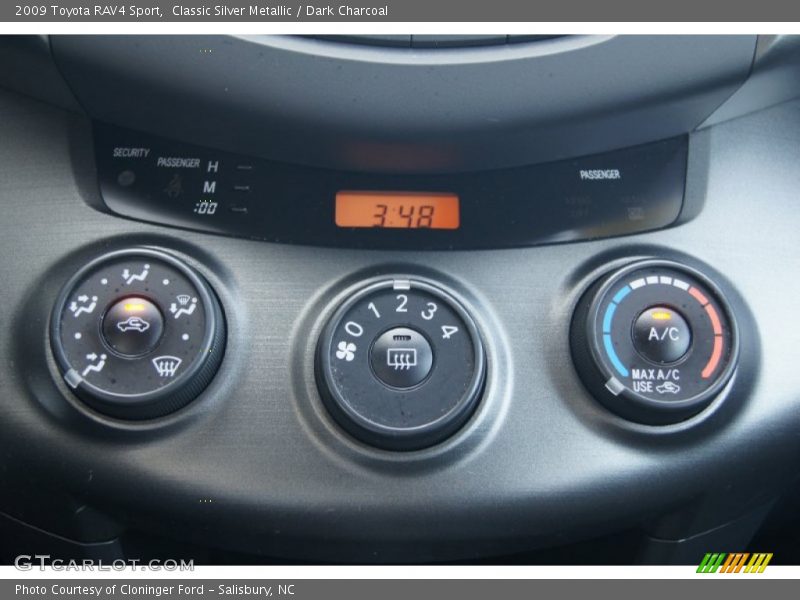 Controls of 2009 RAV4 Sport
