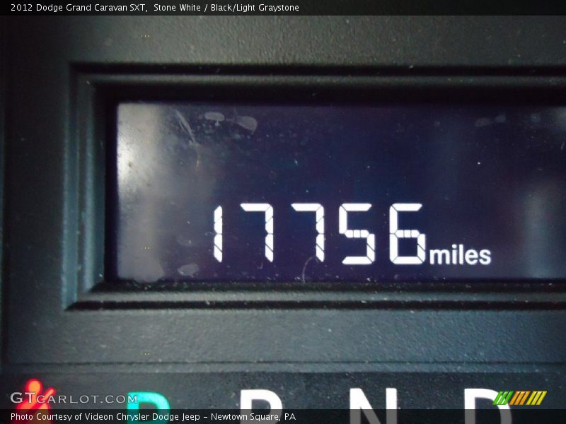 Stone White / Black/Light Graystone 2012 Dodge Grand Caravan SXT