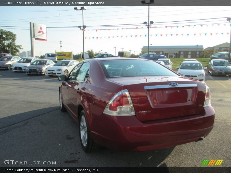 Merlot Metallic / Medium Light Stone 2006 Ford Fusion SEL