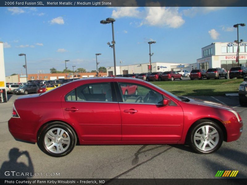 Merlot Metallic / Medium Light Stone 2006 Ford Fusion SEL