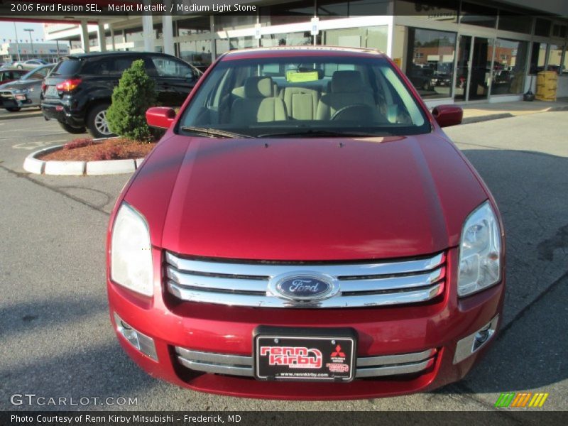 Merlot Metallic / Medium Light Stone 2006 Ford Fusion SEL