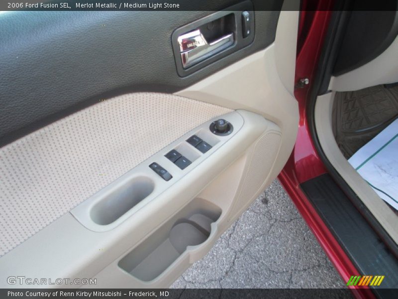 Merlot Metallic / Medium Light Stone 2006 Ford Fusion SEL