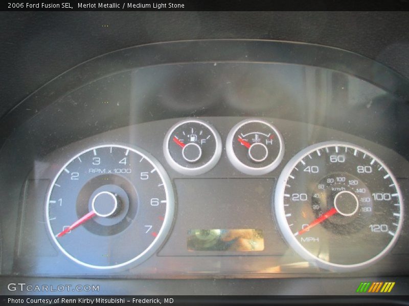 Merlot Metallic / Medium Light Stone 2006 Ford Fusion SEL