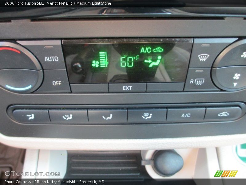 Merlot Metallic / Medium Light Stone 2006 Ford Fusion SEL