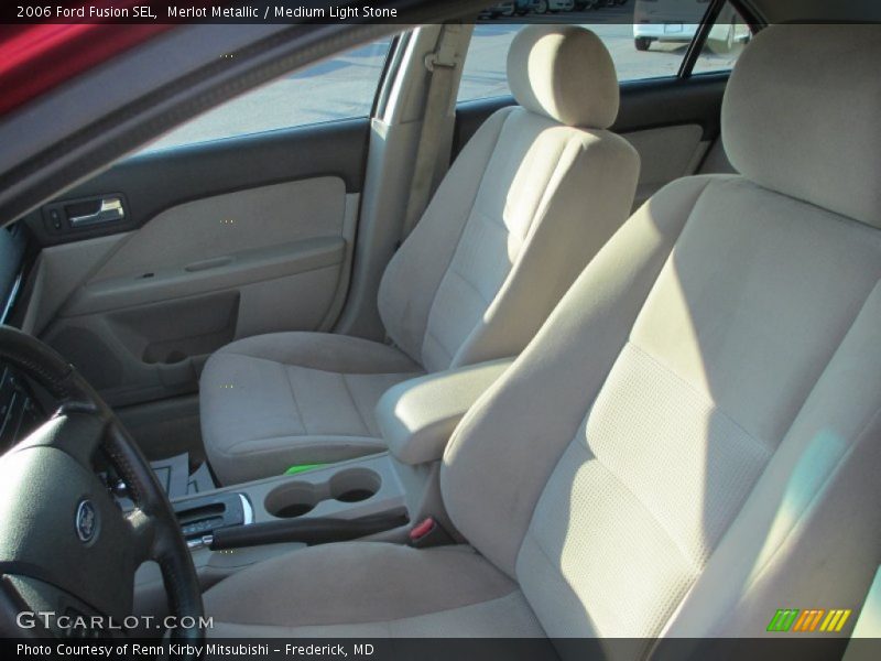 Merlot Metallic / Medium Light Stone 2006 Ford Fusion SEL