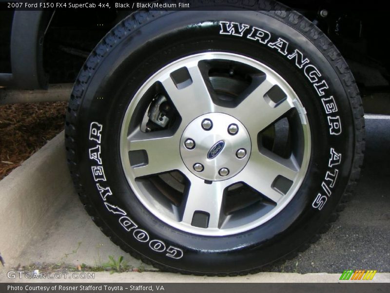 Black / Black/Medium Flint 2007 Ford F150 FX4 SuperCab 4x4