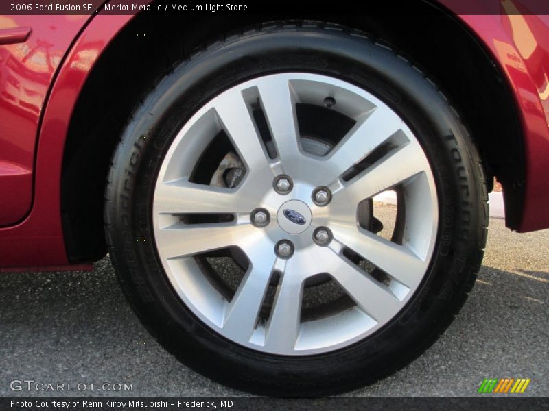 Merlot Metallic / Medium Light Stone 2006 Ford Fusion SEL