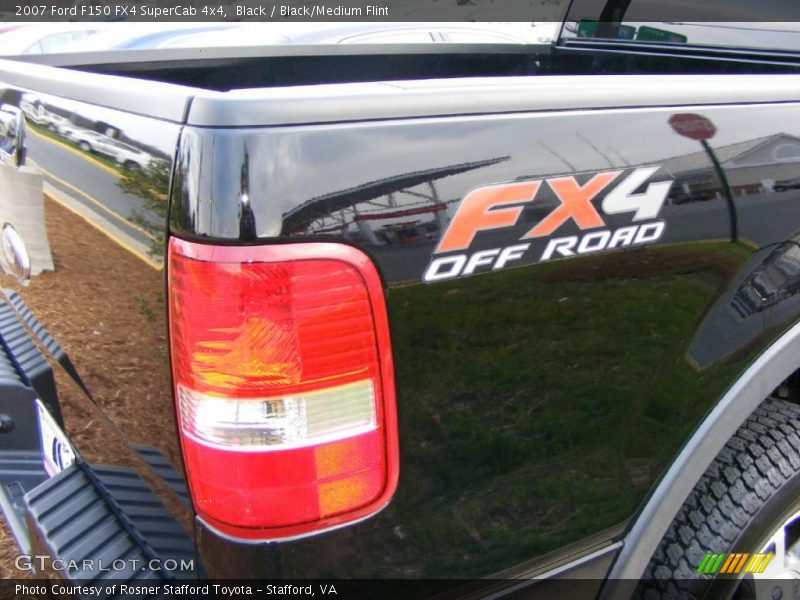 Black / Black/Medium Flint 2007 Ford F150 FX4 SuperCab 4x4