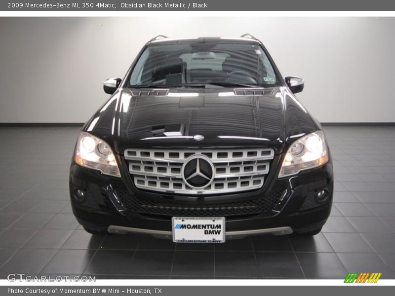 Obsidian Black Metallic / Black 2009 Mercedes-Benz ML 350 4Matic
