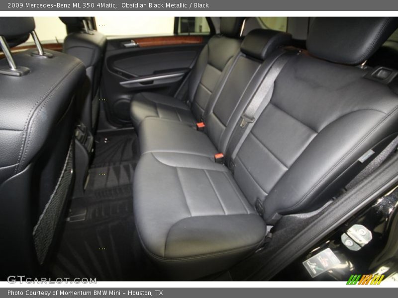 Obsidian Black Metallic / Black 2009 Mercedes-Benz ML 350 4Matic