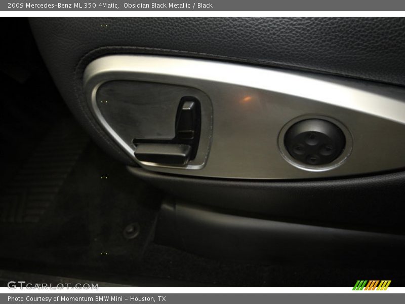 Obsidian Black Metallic / Black 2009 Mercedes-Benz ML 350 4Matic