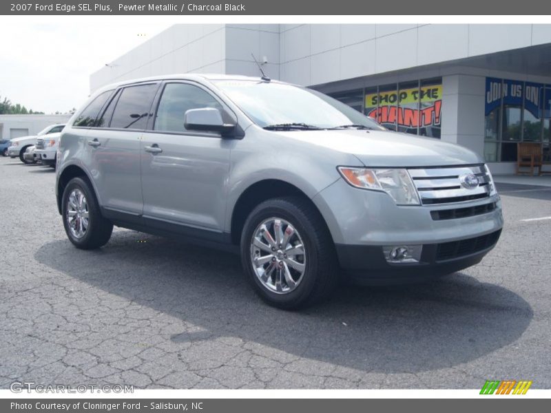 Pewter Metallic / Charcoal Black 2007 Ford Edge SEL Plus
