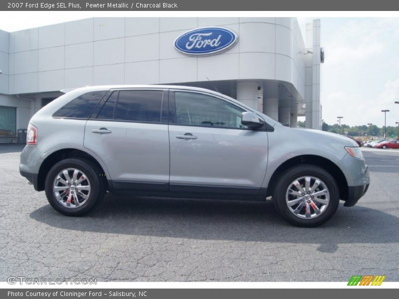 Pewter Metallic / Charcoal Black 2007 Ford Edge SEL Plus