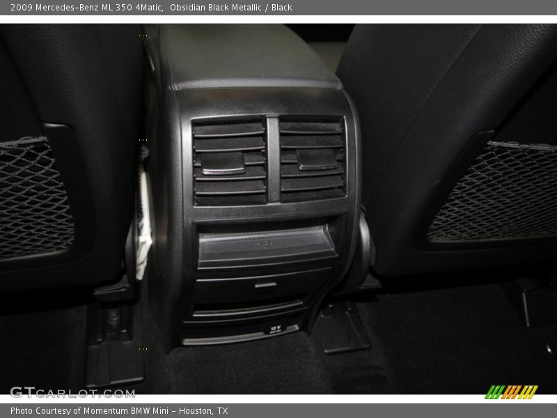 Obsidian Black Metallic / Black 2009 Mercedes-Benz ML 350 4Matic
