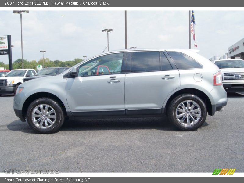 Pewter Metallic / Charcoal Black 2007 Ford Edge SEL Plus