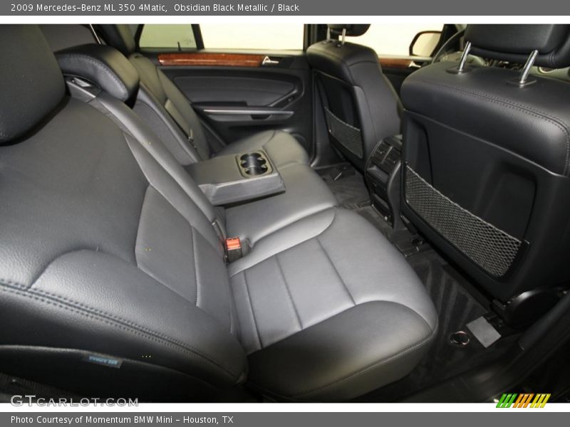 Obsidian Black Metallic / Black 2009 Mercedes-Benz ML 350 4Matic
