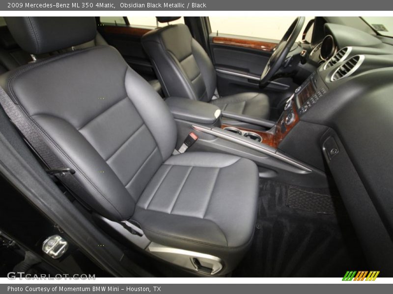 Obsidian Black Metallic / Black 2009 Mercedes-Benz ML 350 4Matic