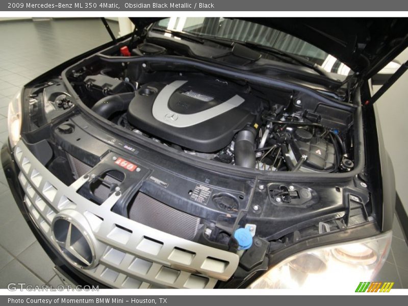 Obsidian Black Metallic / Black 2009 Mercedes-Benz ML 350 4Matic