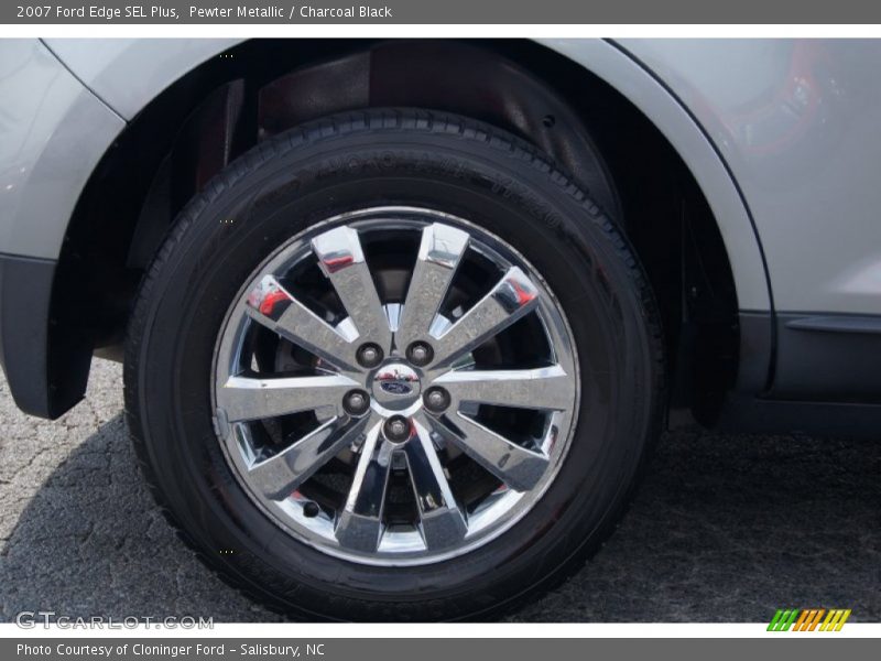 Pewter Metallic / Charcoal Black 2007 Ford Edge SEL Plus