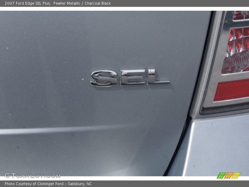Pewter Metallic / Charcoal Black 2007 Ford Edge SEL Plus