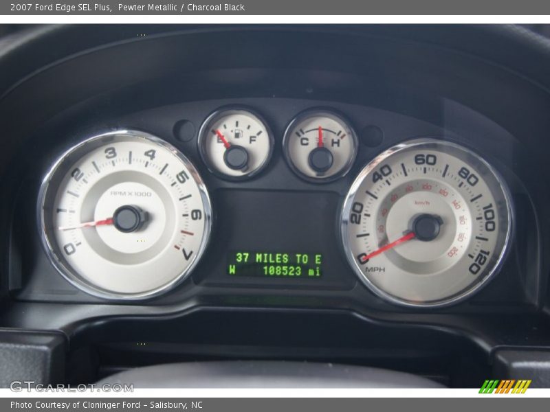 Pewter Metallic / Charcoal Black 2007 Ford Edge SEL Plus