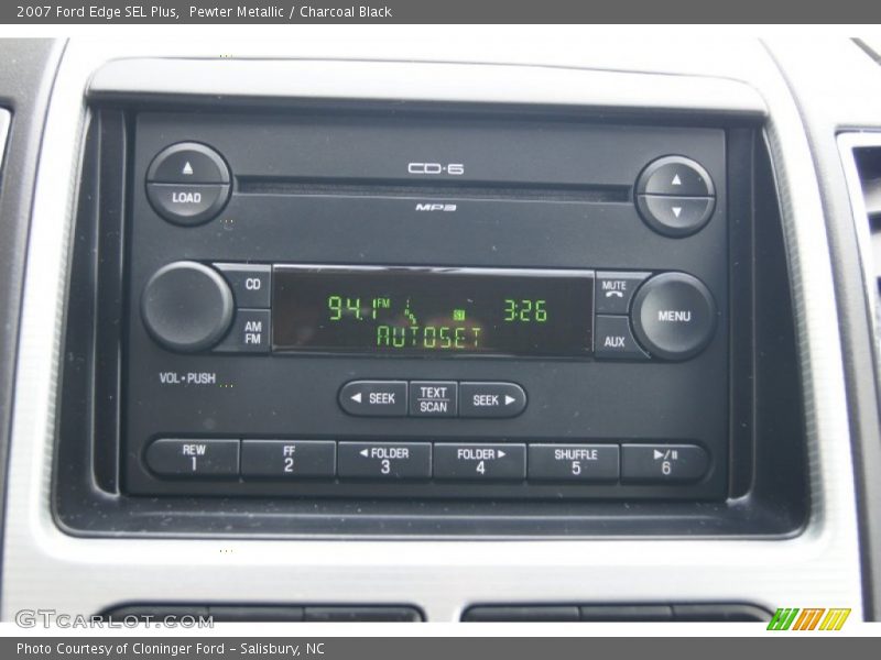 Pewter Metallic / Charcoal Black 2007 Ford Edge SEL Plus