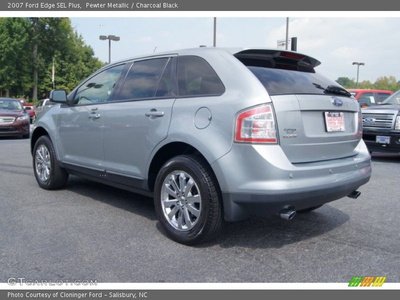 Pewter Metallic / Charcoal Black 2007 Ford Edge SEL Plus