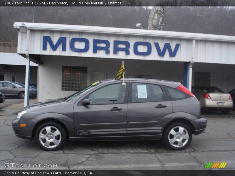 Liquid Grey Metallic / Charcoal 2007 Ford Focus ZX5 SES Hatchback