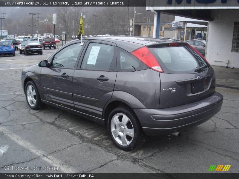 Liquid Grey Metallic / Charcoal 2007 Ford Focus ZX5 SES Hatchback