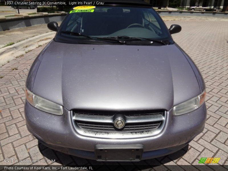 Light Iris Pearl / Gray 1997 Chrysler Sebring JX Convertible
