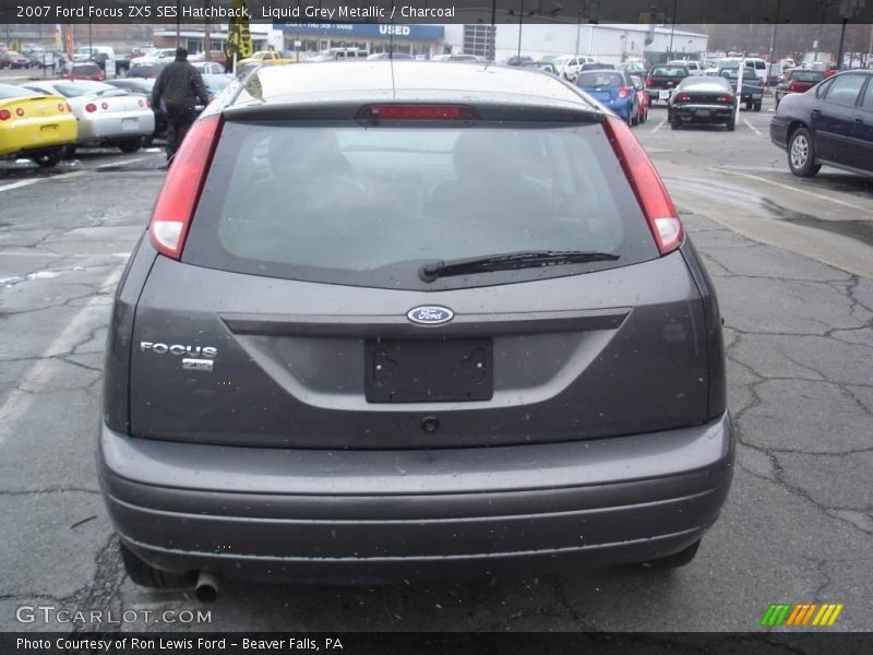 Liquid Grey Metallic / Charcoal 2007 Ford Focus ZX5 SES Hatchback