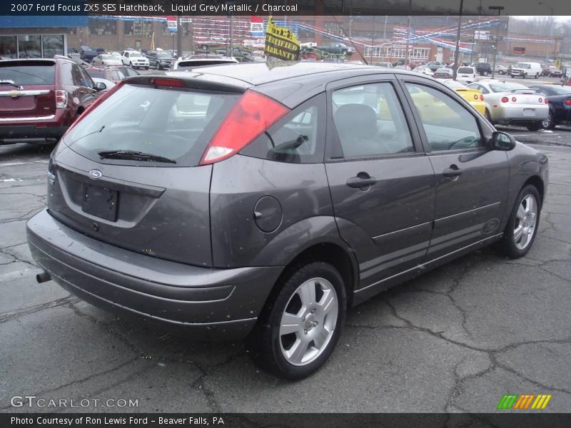 Liquid Grey Metallic / Charcoal 2007 Ford Focus ZX5 SES Hatchback