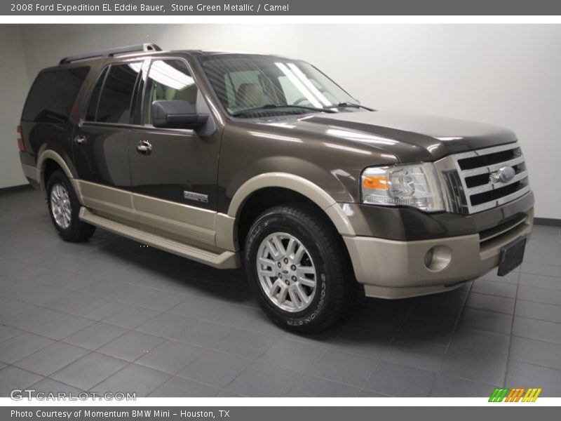 Stone Green Metallic / Camel 2008 Ford Expedition EL Eddie Bauer